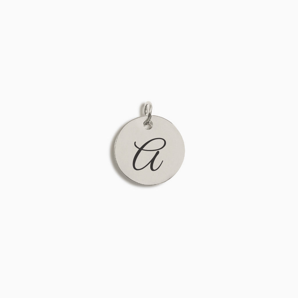 Silver Small Disc Pendant
