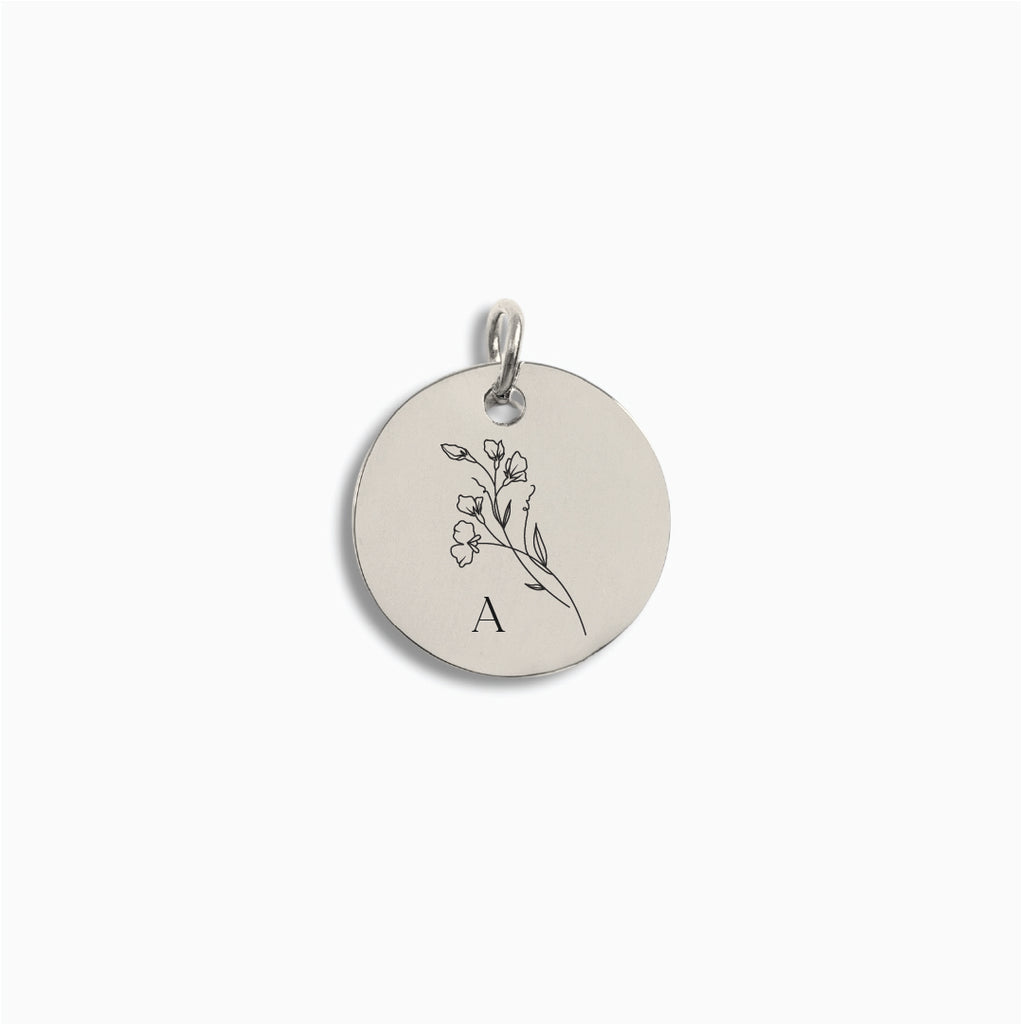 Silver Medium Disc Pendant