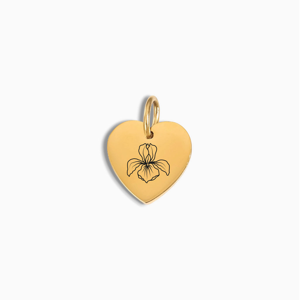 Gold Medium Heart Pendant