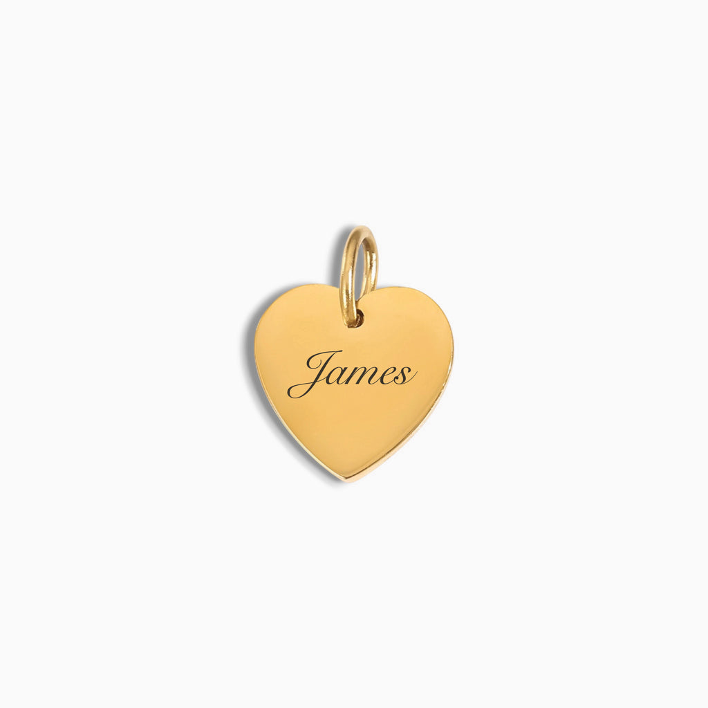 Gold Medium Heart Pendant