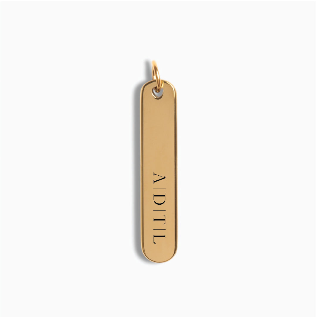 Gold Vertical Pendant