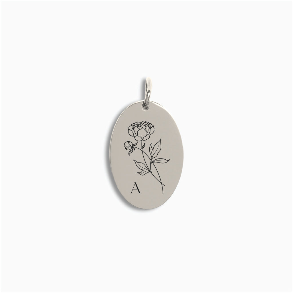 Silver Oval Pendant
