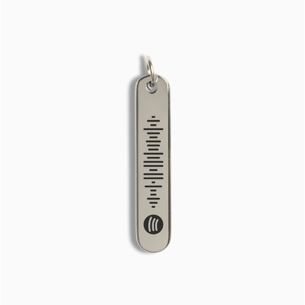 Silver Vertical Pendant
