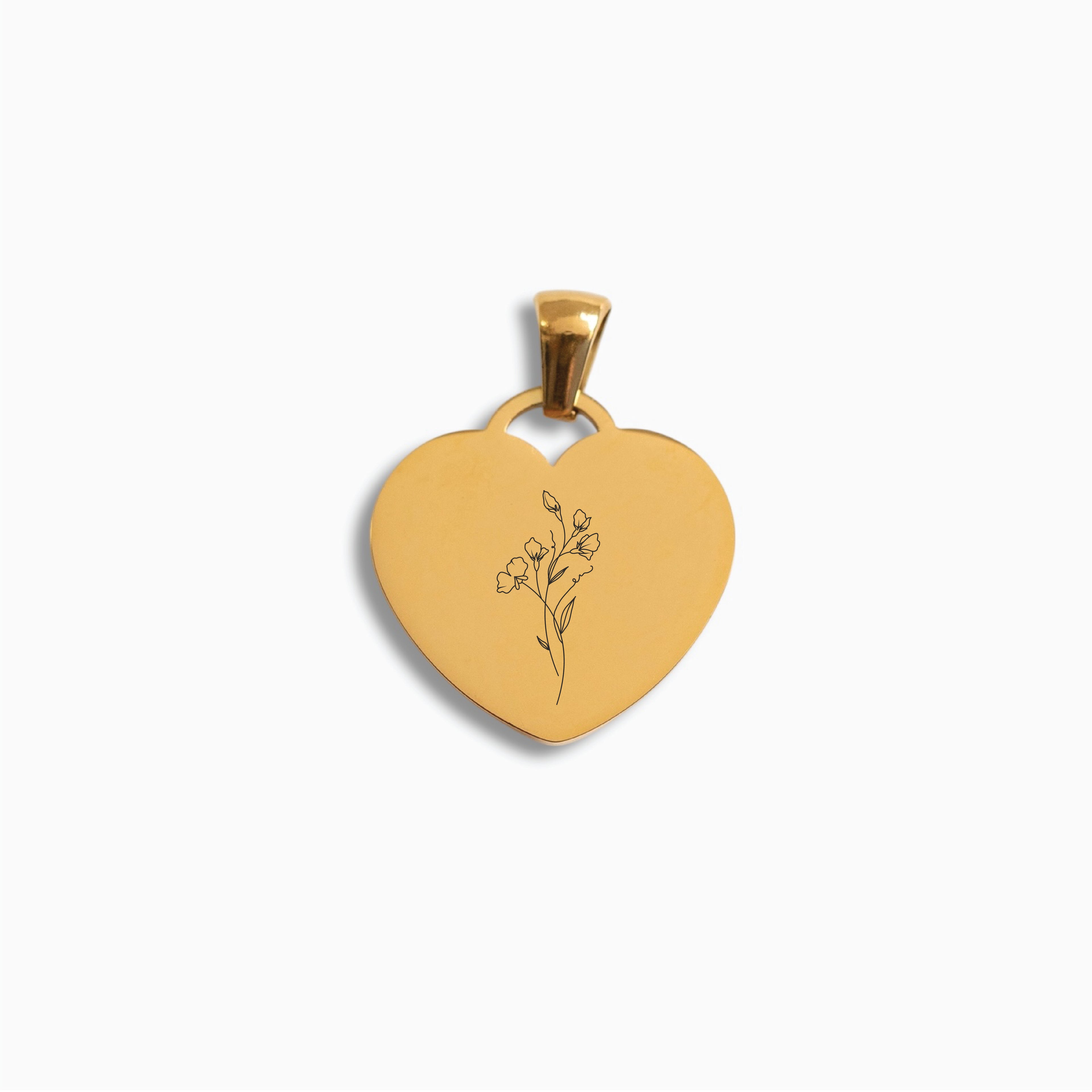 Gold Heart Pendant