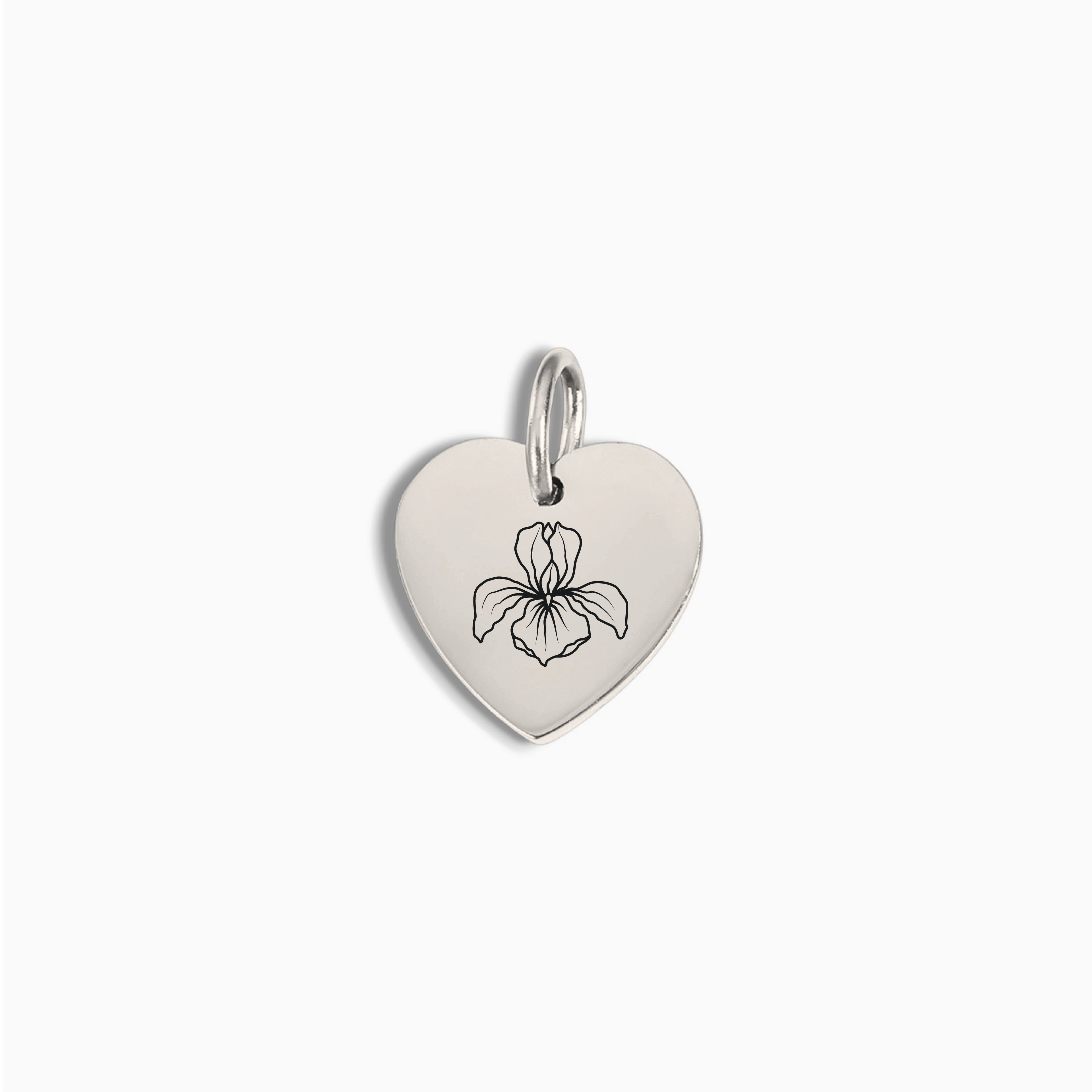 Silver Medium Heart Pendant