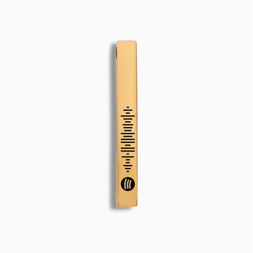 Gold Vertical Bar Pendant