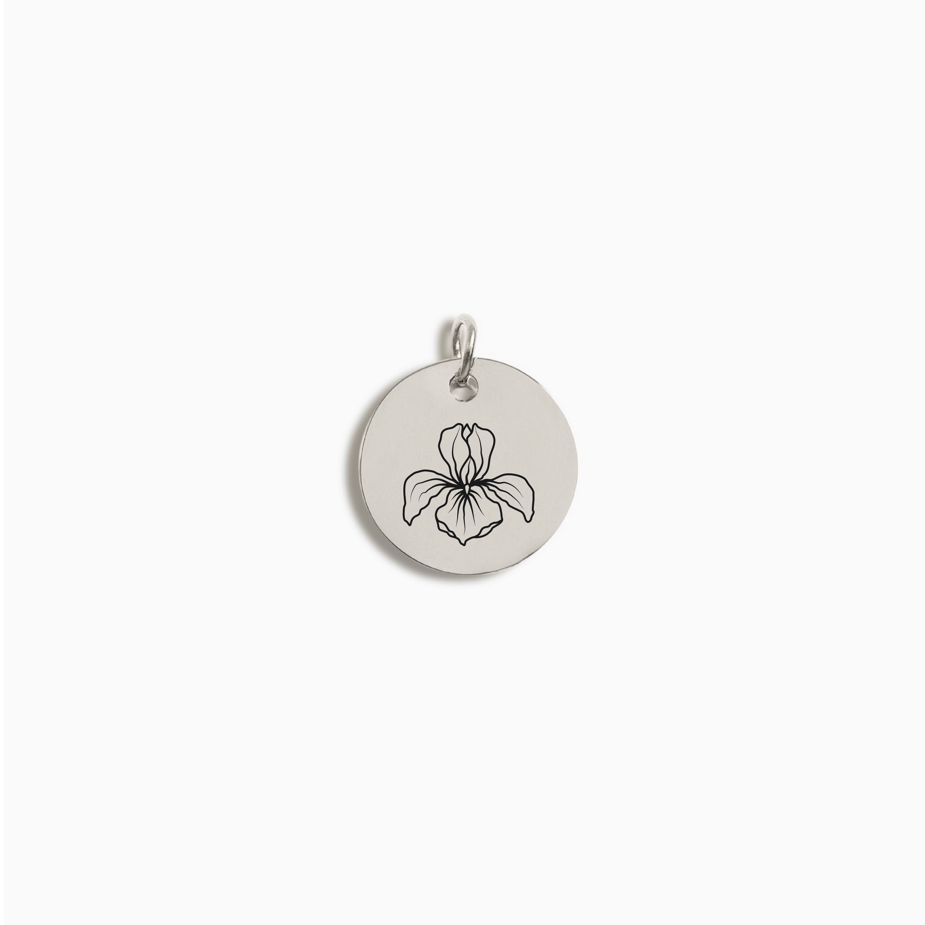Silver Small Disc Pendant